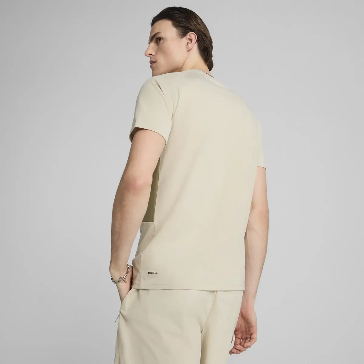 Puma PUMATECH Pocket Tee Bej Erkek T-Shirt