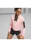 Puma RUN LIGHTWEIGHT 1/2 ZIP JACKET W Pembe Kadın Ceket