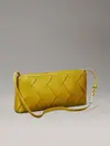 Calvin Klein CK WOVEN ELONGATED S, M1E Sarı Kadın Çanta