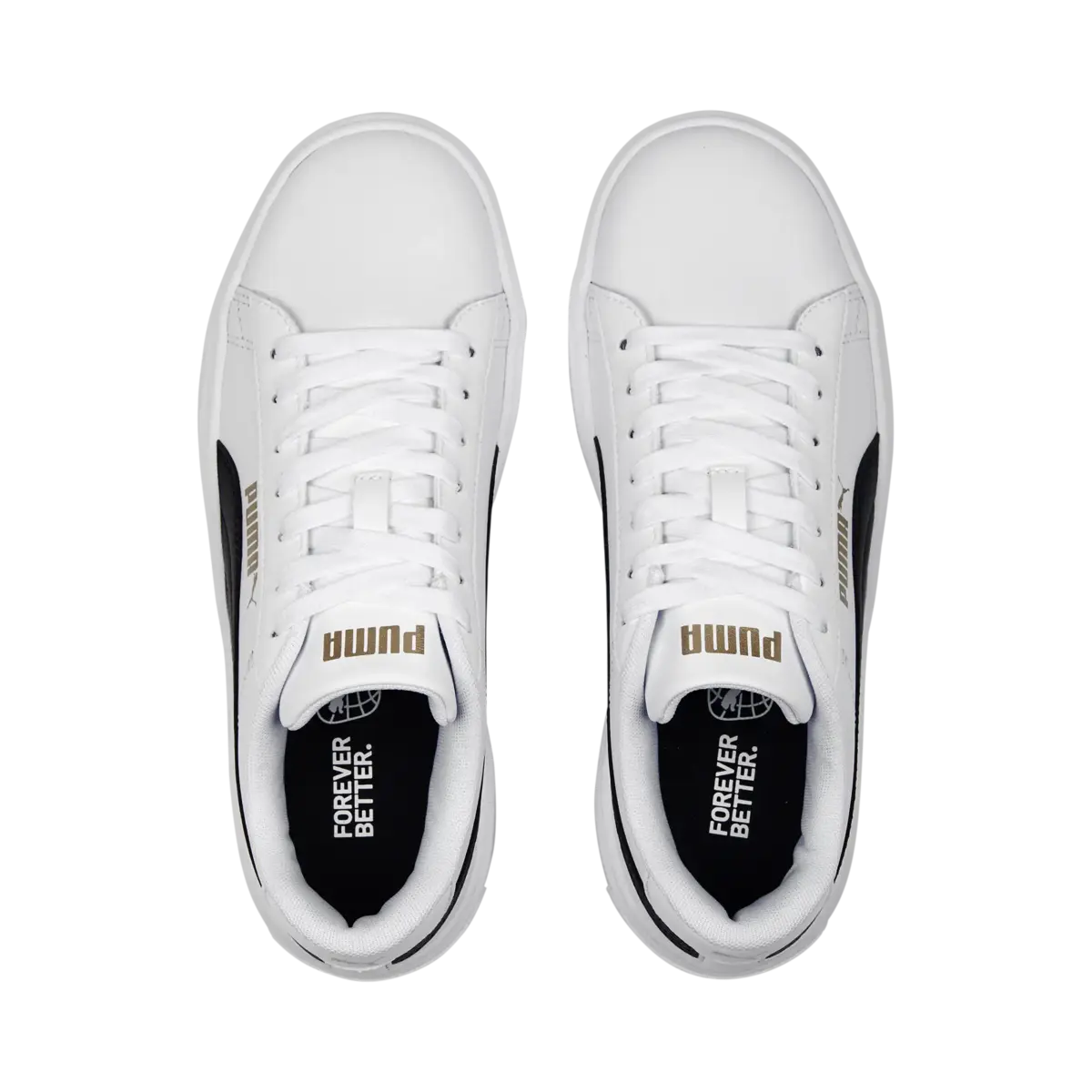PUMA Smash Platform v3 Beyaz Kadın Günlük Spor Ayakkabı