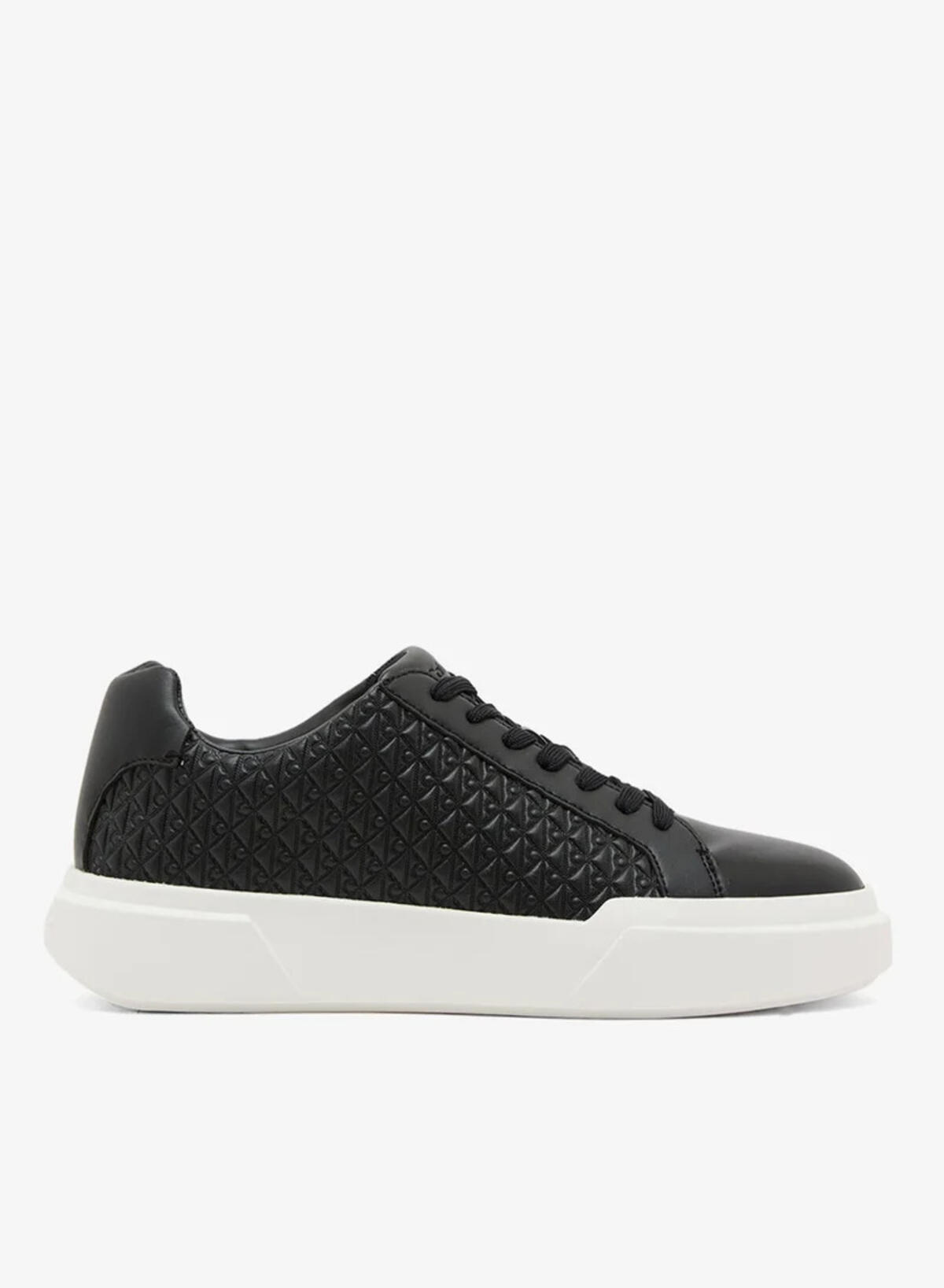 Calvin Klein CHUNKY CUPSOLE LACEUP LTH AOP Kadın Siyah Günlük Spor