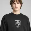 PUMA Ferrari Race Big Shield Crew Siyah Erkek Sweatshirt