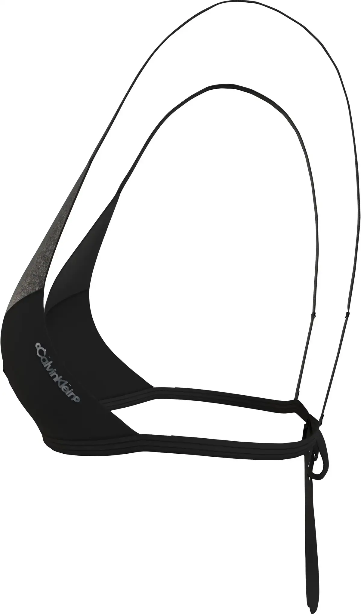 Calvin Klein TRIANGLE-RP Kadın Siyah Bikini Üstü