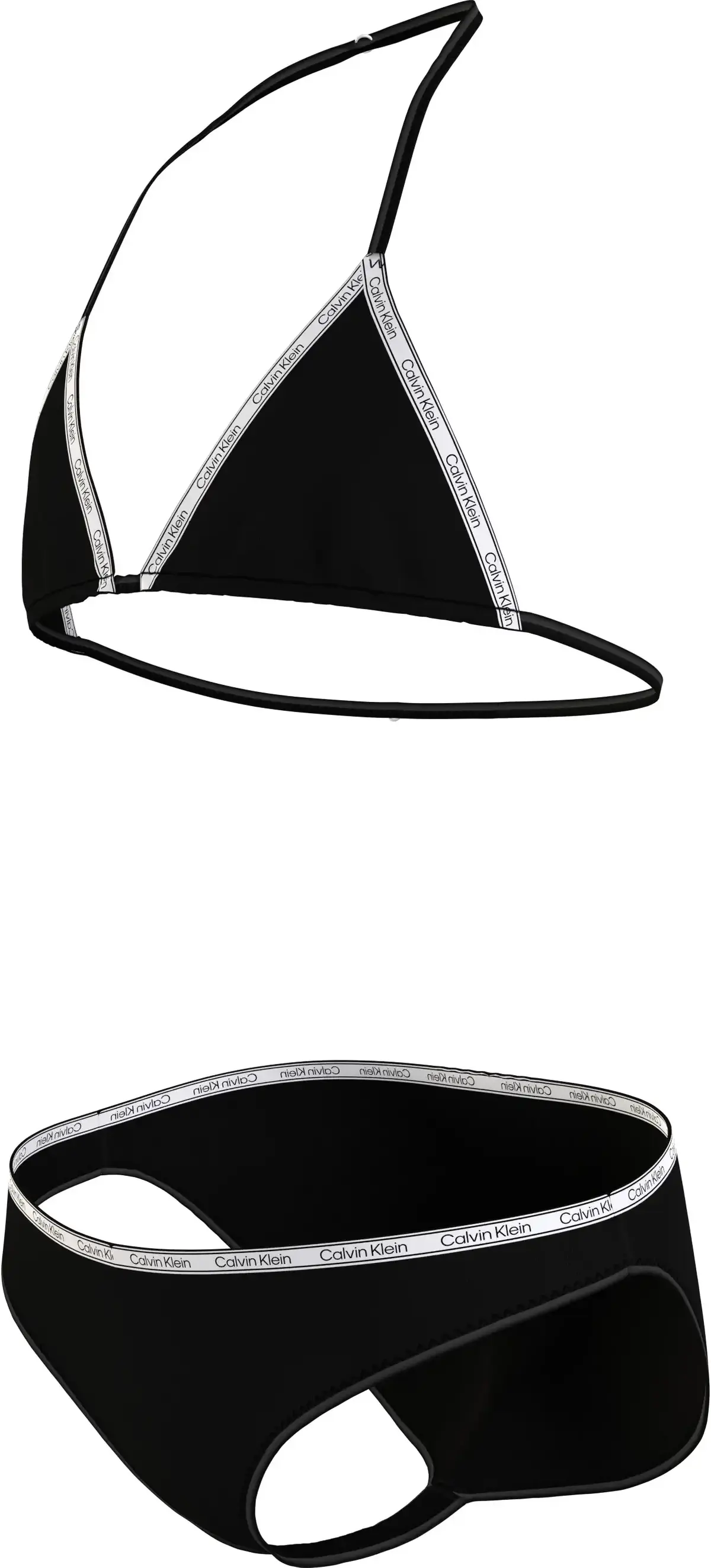 Calvin Klein TRIANGLE BIKINI SET Kadın Siyah Bikini Takımı