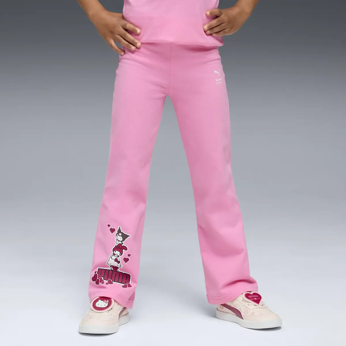 Puma X HK&FR Flared Leggings Pembe Kız Çocuk Flare Pantolon