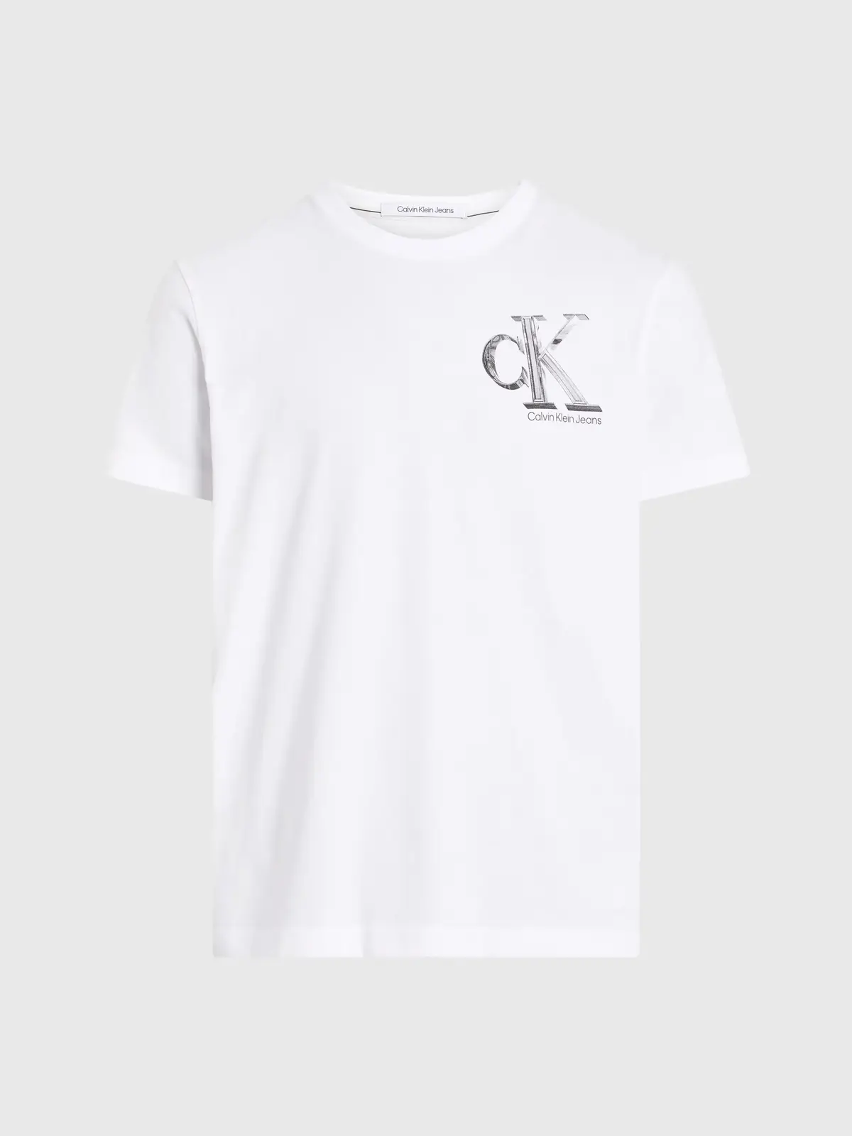 Calvin Klein Beyaz Erkek T-Shirt & Polo