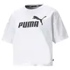Puma ESS Cropped Logo Tee Beyaz Kadın Crop T-Shirt