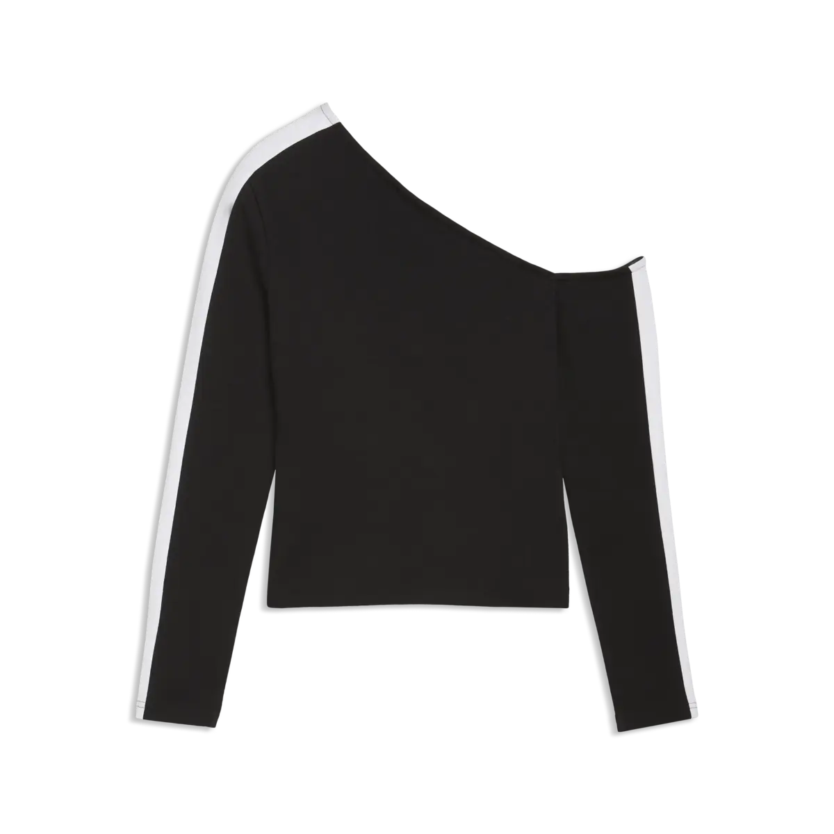 PUMA T7 Asymmetric Longsleeve Siyah Kadın T-Shirt