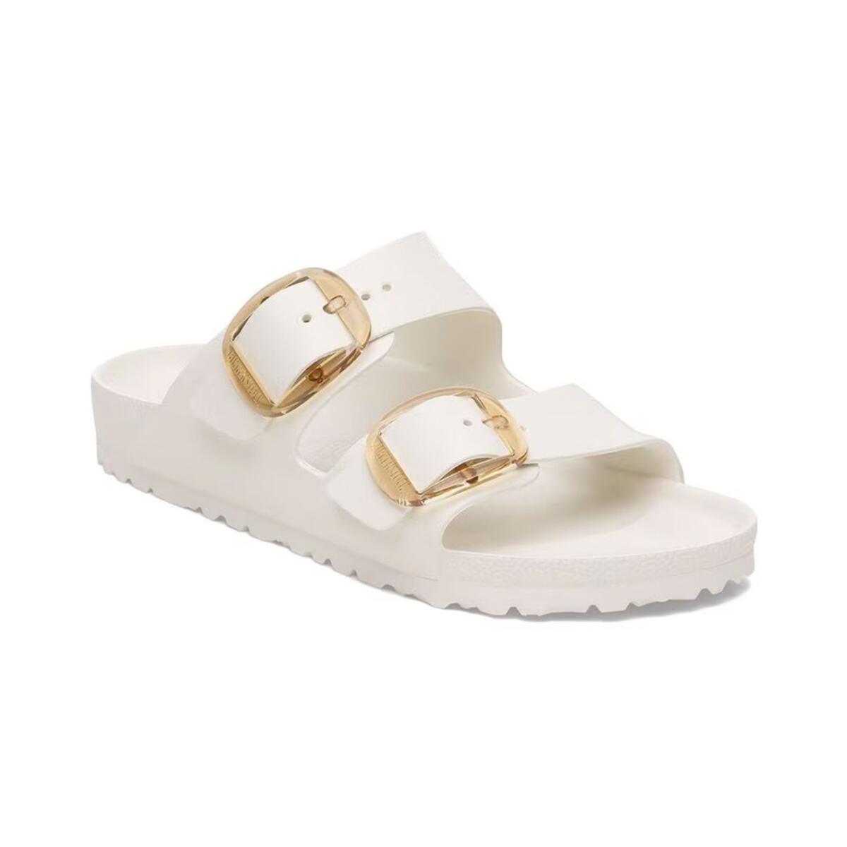 Birkenstock Arizona Eva Big Buckle Beyaz Kadın Plaj Terliği