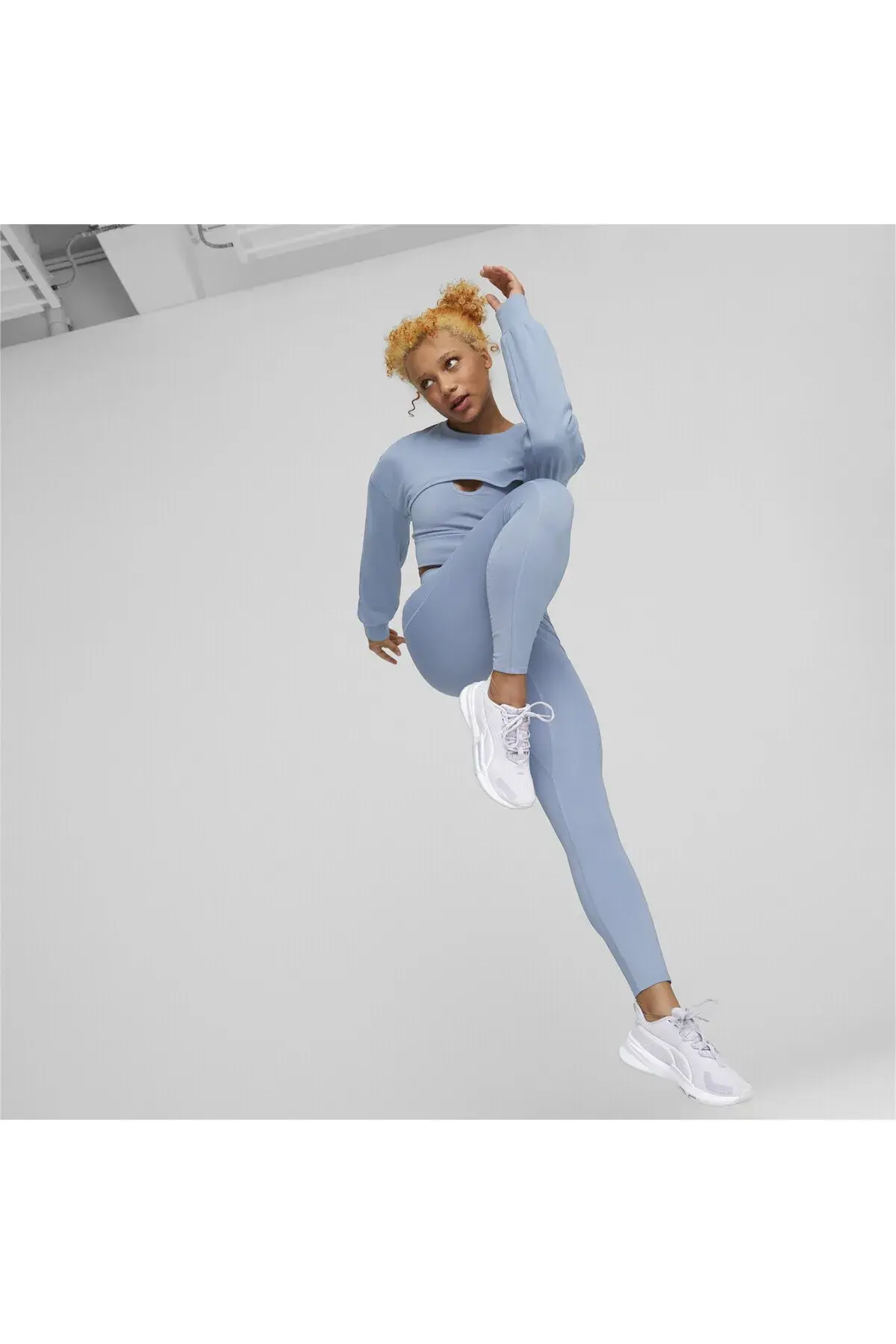 Puma Forever Luxe Mavi Kadın Sweatshirt