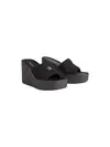 Calvin Klein WEDGE 70 SNDL CANV, 0GJ, 36 Siyah Kadın Terlk