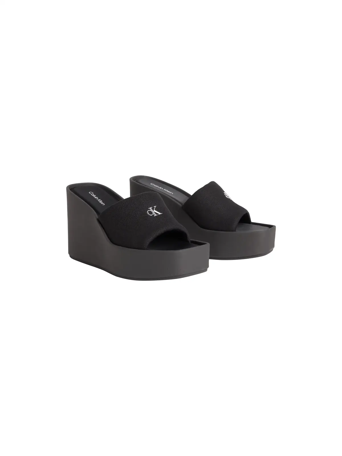 Calvin Klein WEDGE 70 SNDL CANV, 0GJ, 36 Siyah Kadın Terlk