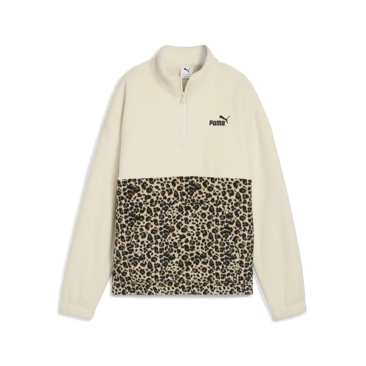 Puma ESS GRAPHIC Animal Crew Krem Kadın Sweatshirt