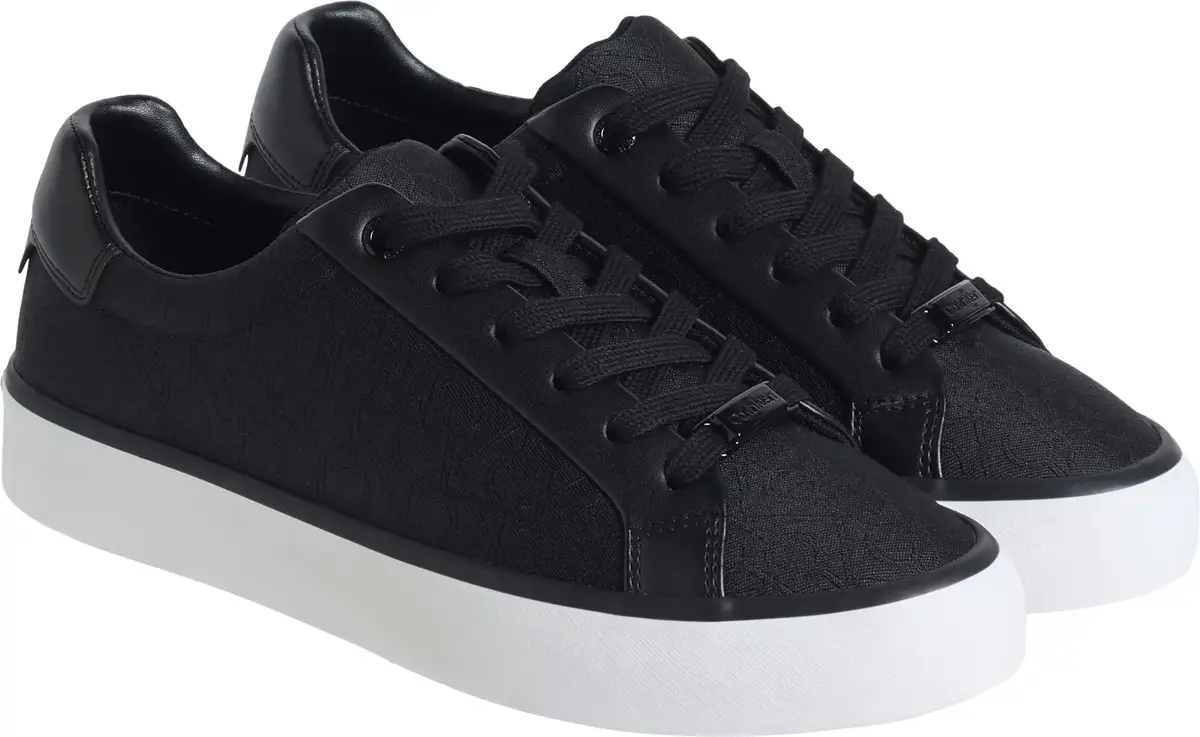 Calvin Klein VULC LACE UP - JACQ, BEH Siyah Kadın Spor Ayakkabı & Sneaker