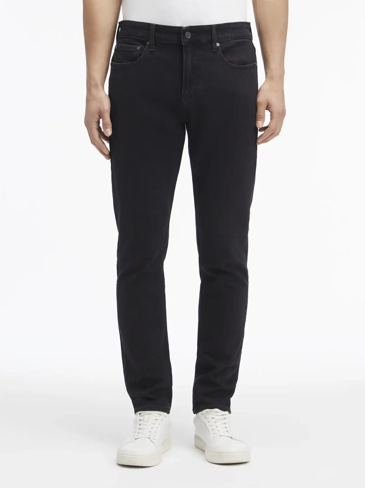 Calvin Klein SLIM FIT - RINSE BLA, 1AP Siyah Erkek Jean Pantolon