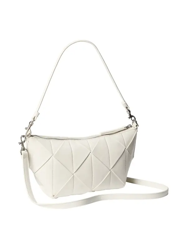 Calvin Klein WOVEN SHOULDER BAG, 4LX Krem Kadın Omuz Çantası