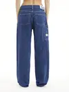 Calvin Klein 90S STRAIGHT UTILITY Kadın Mavi Kot Pantolon