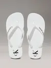 Calvin Klein BEACH SANDAL FLATFOR, 01W Beyaz Kadın Terlik