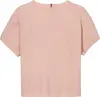 Tommy Hilfiger LINEN TEE SS, TKZ Pembe Kız Çocuk T-Shirt & Polo
