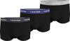 Calvin Klein LOW RISE TRUNK 3PK Erkek Siyah Boxer Set