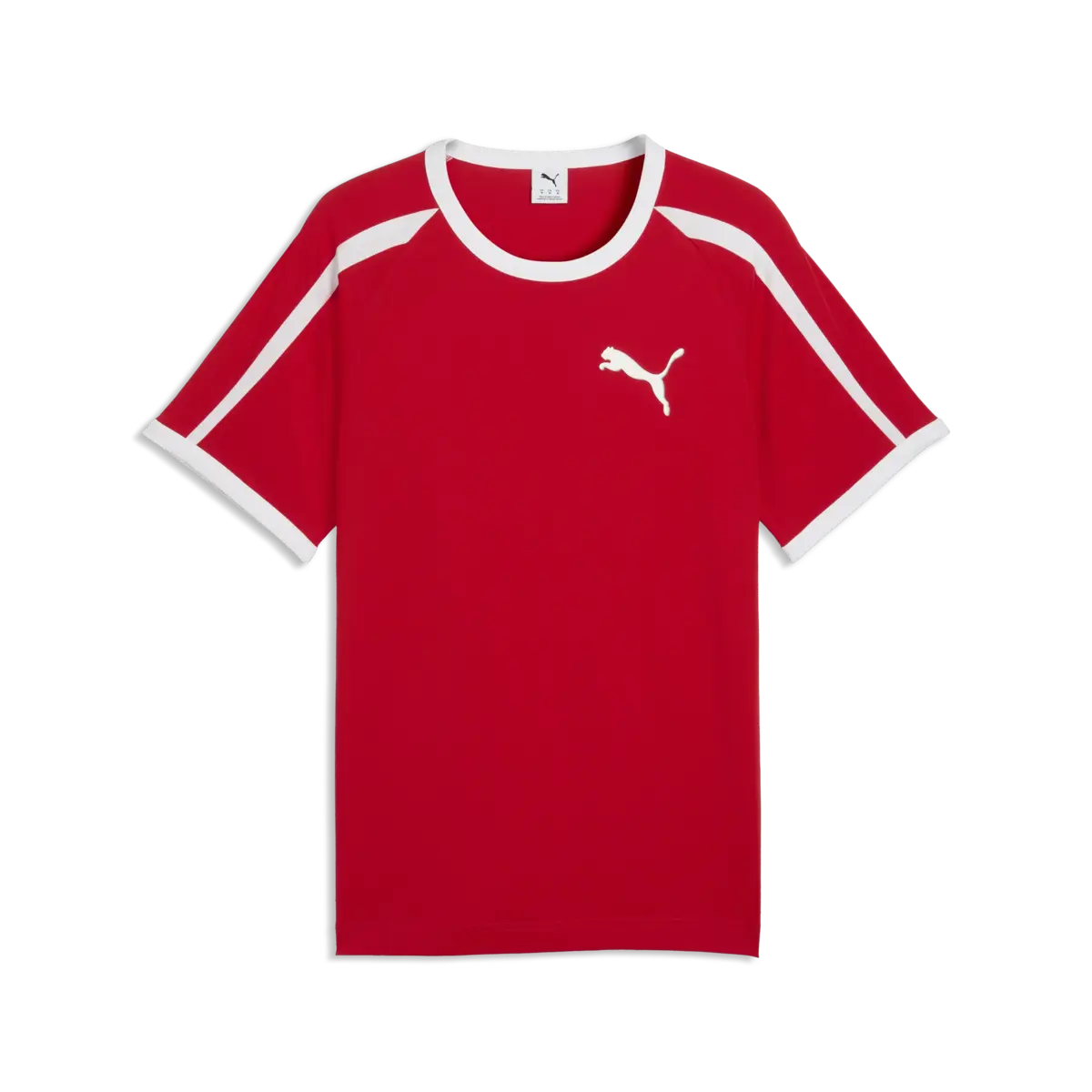 PUMA T7 Ringer Tee Kırmızı Erkek T-Shirt