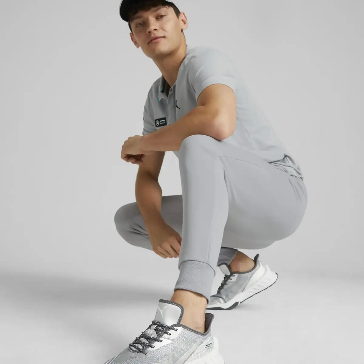 Puma MAPF1 ESS Pants Mercedes Team Mercedes Gri Erkek/Unisex Eşofman Altı