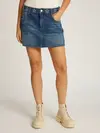 STUDDED DENIM MINI S, 1BK