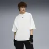 Puma DARE TO Oversized Ruched Tee Beyaz Kadın T-Shirt