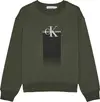 Calvin Klein GRADIENT LOGO SWEATS Erkek Haki Sweatshirt
