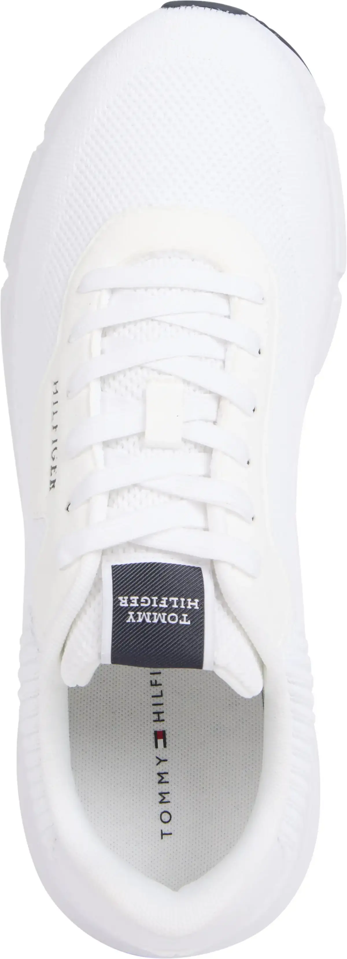 Tommy Hilfiger LIGHTWEIGHT RWB KNIT, YBS Beyaz Erkek Spor Ayakkabı & Sneaker