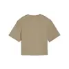 Puma CLASSICS Ribbed Relaxed Tee Açık Kahve Kadın T-Shirt