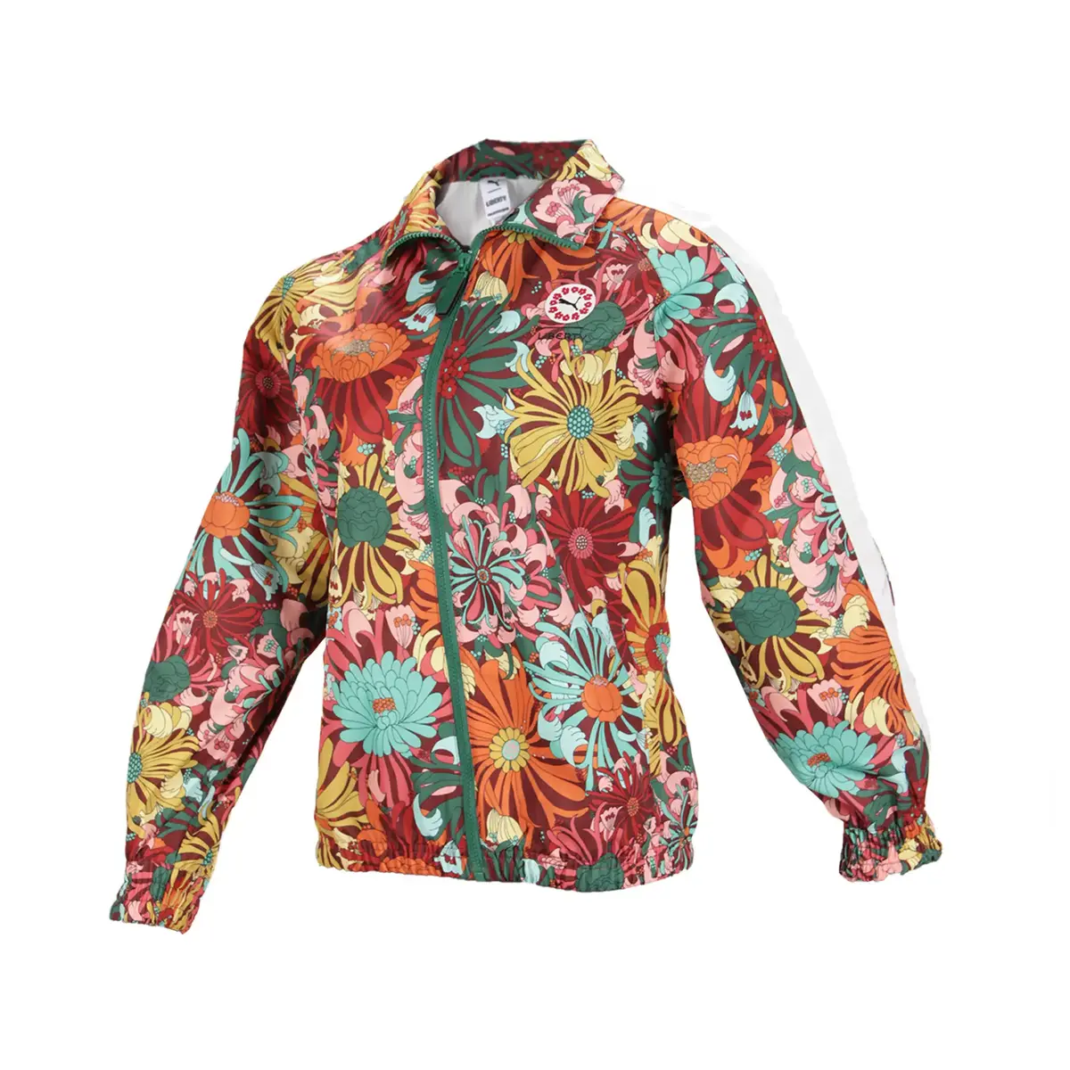 Puma X Lıberty Aop Jacket Prıstıne-Aop Yeşil Kadın Sweatshirt