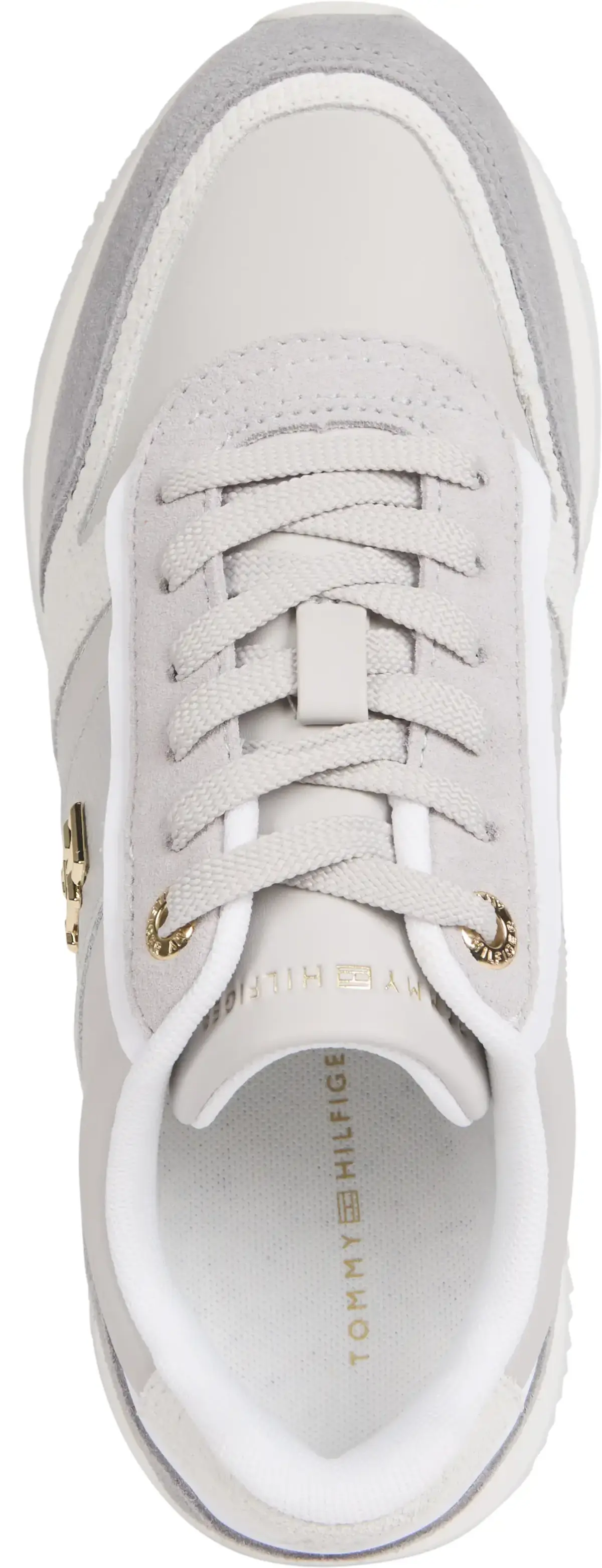 Tommy Hilfiger TH FASHION RUNNER, 0IM Gri Kadın Spor Ayakkabı & Sneaker