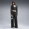 PUMA ESS Ribbed Pants Siyah Kadın Eşofman Altı