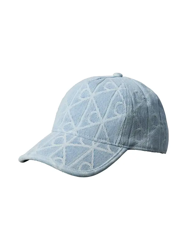 Calvin Klein AOP JACQUARD DENIM B, YBZ, OS Mavi Kadın Şapka