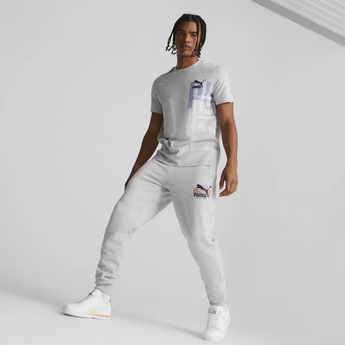 Puma CLASSICS GEN. Sweatpants FL Light Gri Erkek/Unisex Eşofman Altı