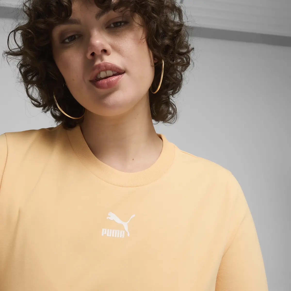 Puma Classics Slim Tee Turuncu Kadın T-Shirt