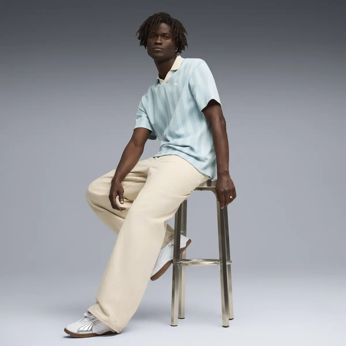 Puma CLASS Pinnacle Tee Mavi Erkek T-Shirt & Polo