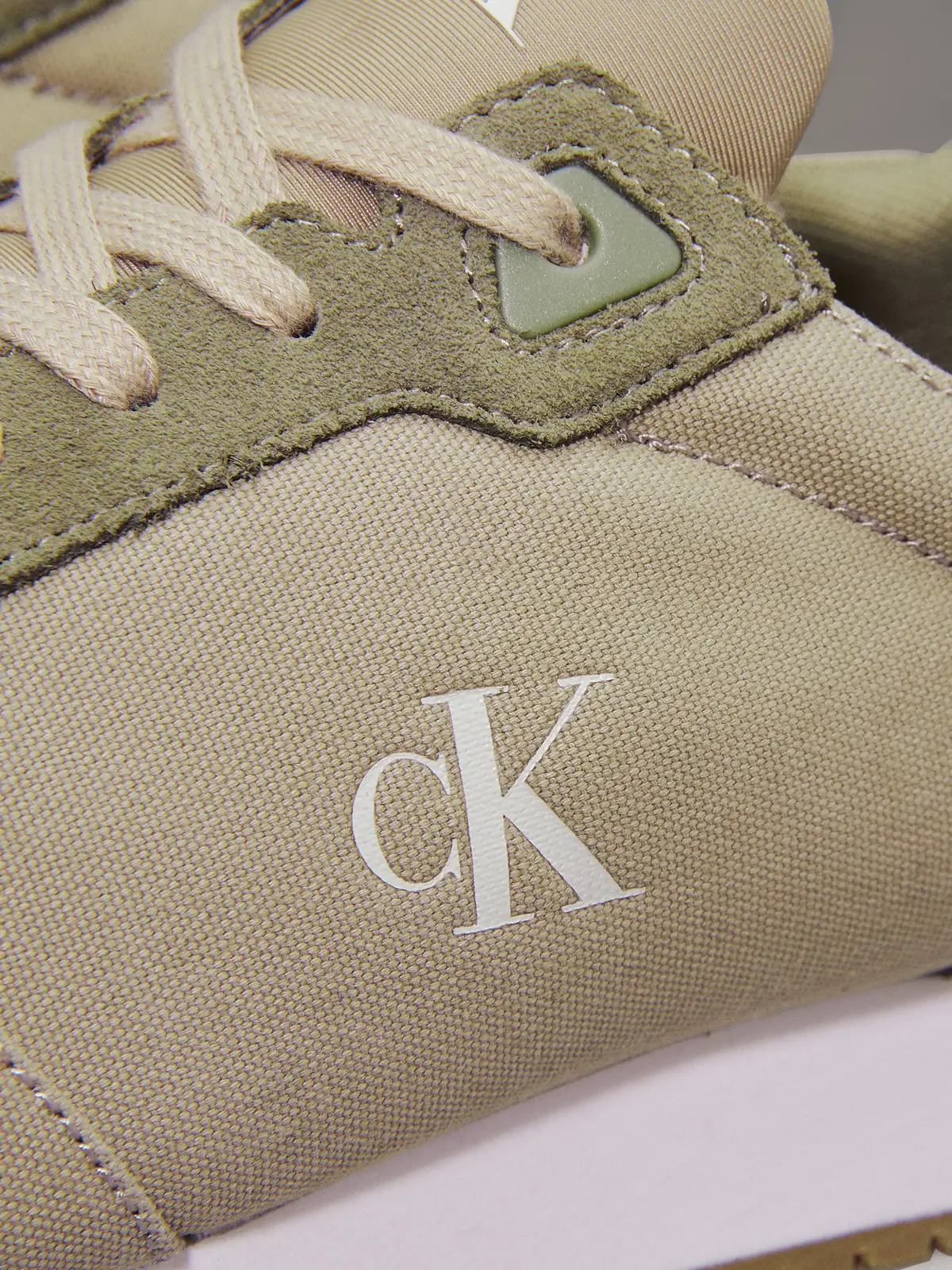 Calvin Klein RUNNER SOCK LACEUP M, 0H7 Yeşil Erkek Spor Ayakkabı & Sneaker