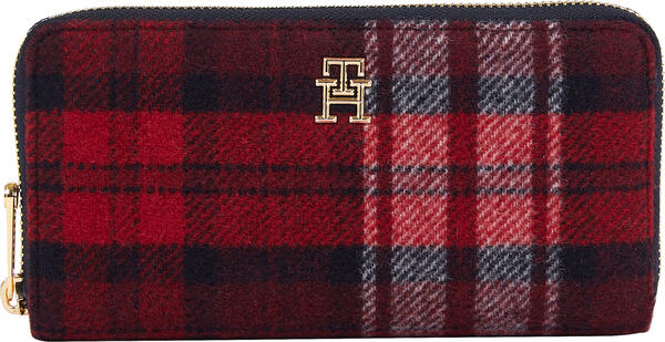 Tommy Hilfiger ICONIC TOMMY LARGE Z Kadın Bordo Cüzdan
