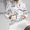 Puma CLASSICS GEN. AOP Hoodie TR Beyaz Erkek/Unisex Hoodie