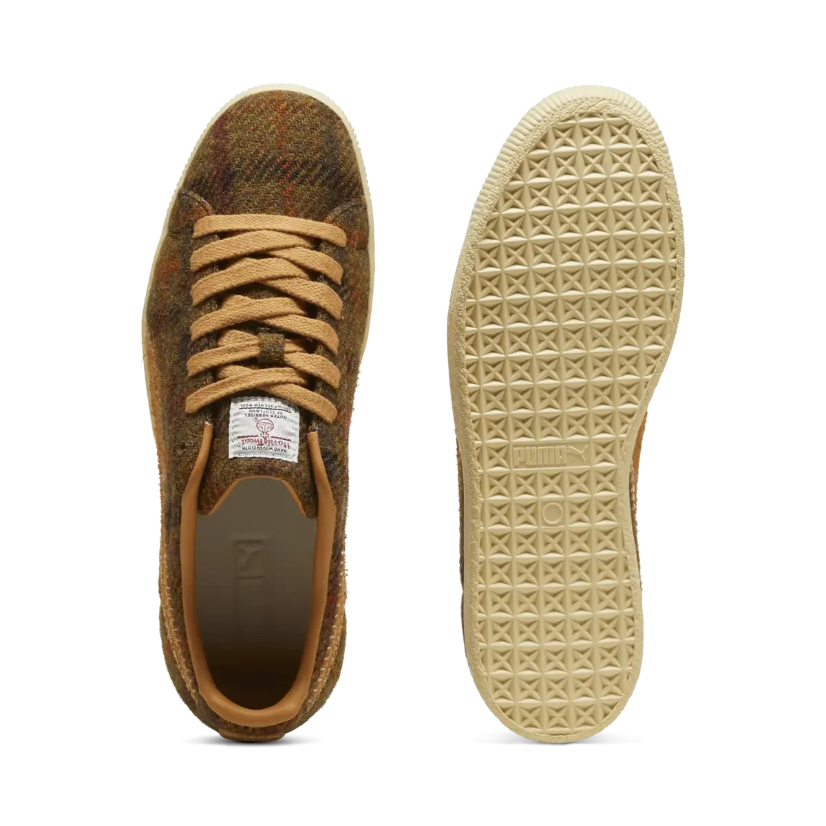 Puma Clyde Harris Tweed Kahverengi Erkek Spor Ayakkabı & Sneaker
