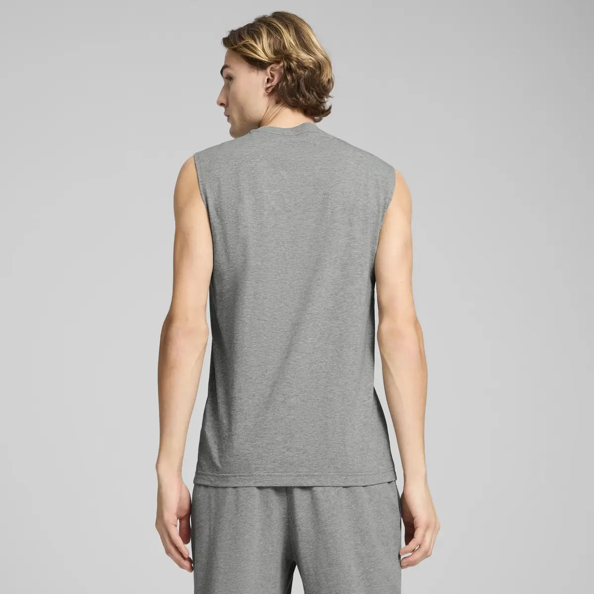 PUMA ESS Sleeveless Tee Gri Erkek T-shirt