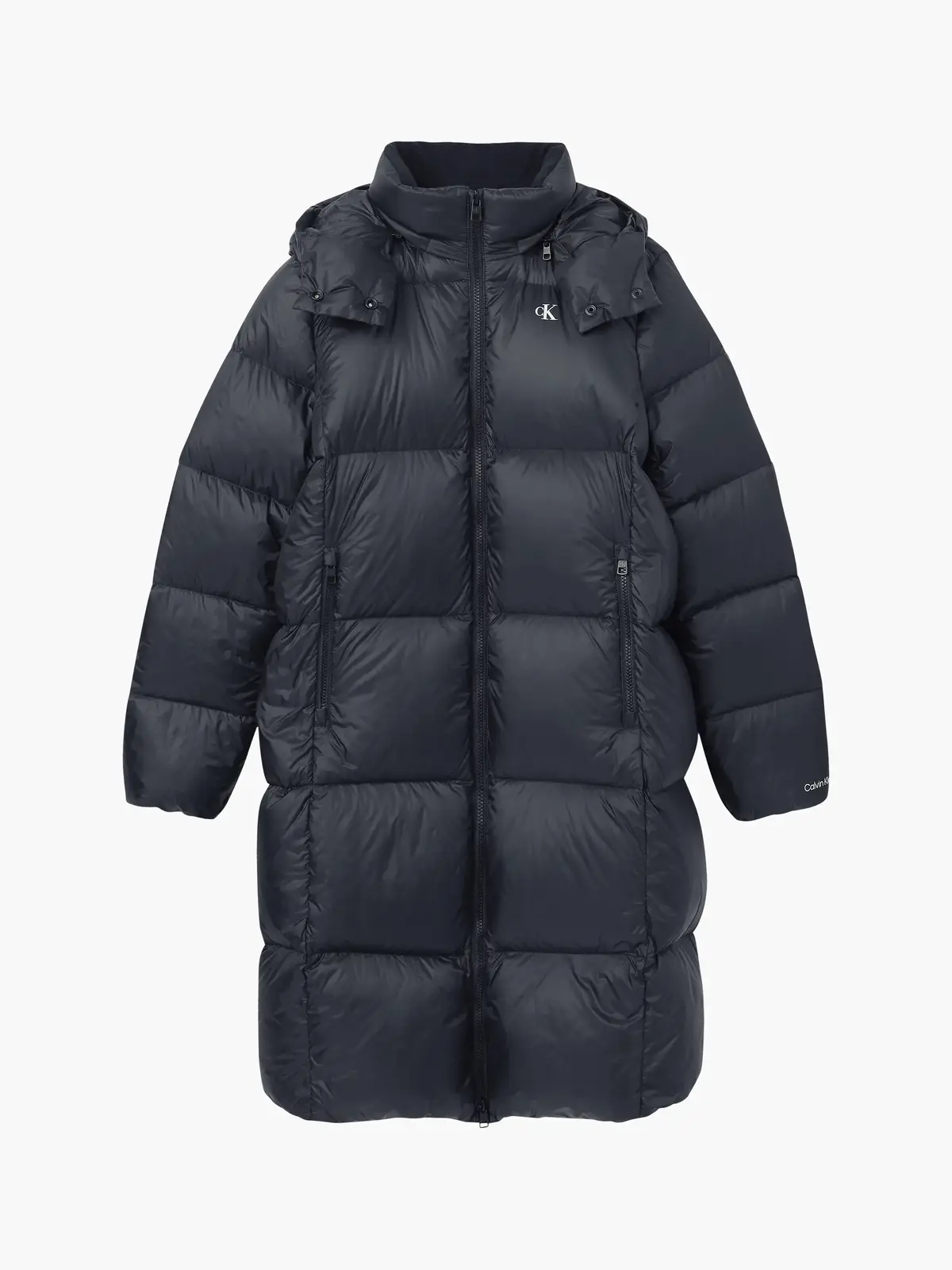 Calvin Klein CK MW DOWN LONG PUFF Kadın Siyah Şişme Mont