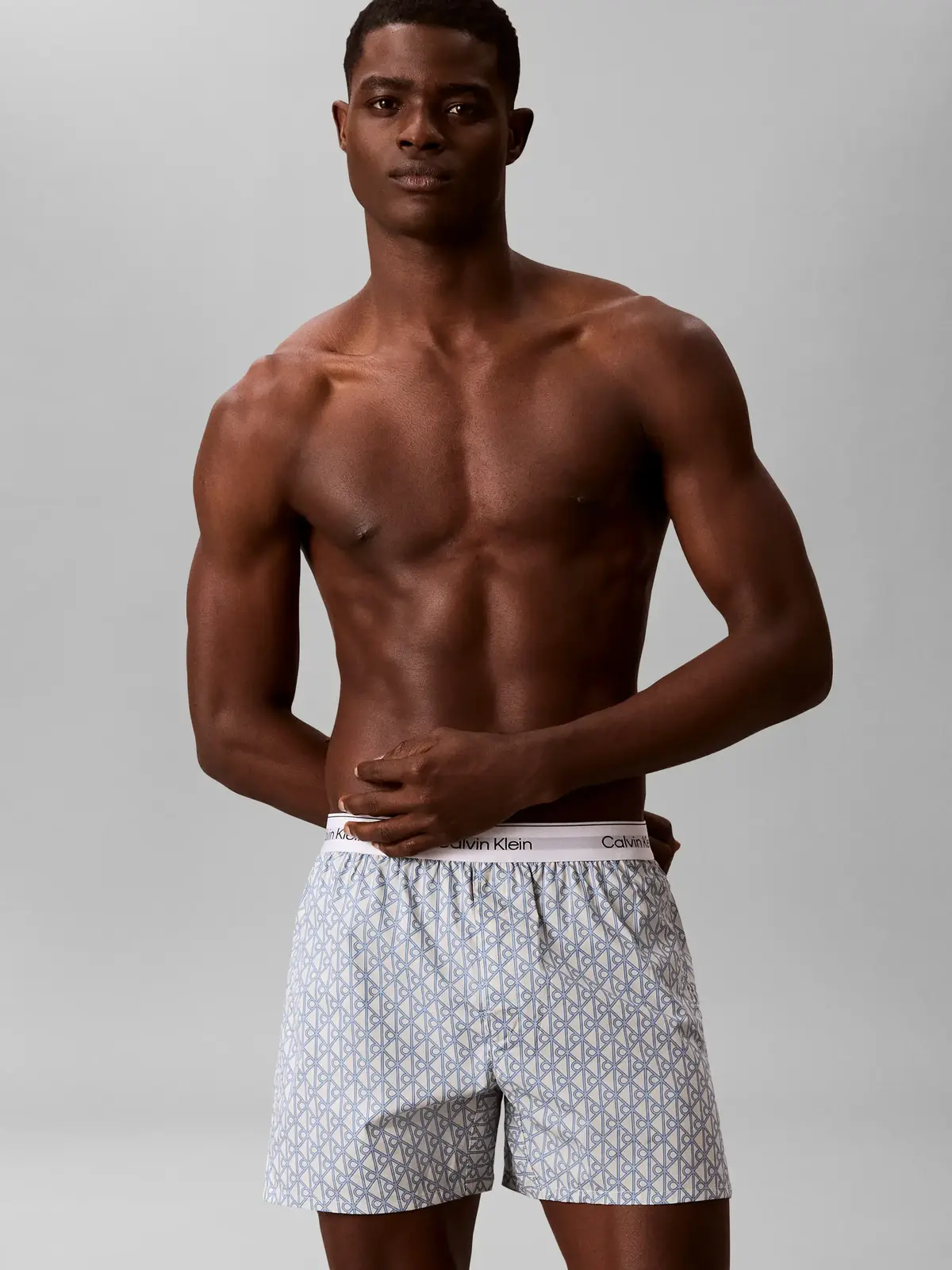 Calvin Klein BOXER TRAD Mavi Boxer Şort