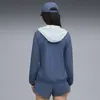 Puma RUN VELOCITY WOVEN JACKET W Mavi Kadın Koşu Ceketi