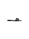 Calvin Klein ROUND FLAT SNDL LTH Siyah Kadın Deri Terlik
