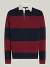 Tommy Hilfiger GIFTING RUGBY Erkek Bordo Polo Sweatshirt