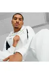 BMW MMS Hdd Sweat Jkt Erkek Beyaz Fermuarlı Sweatshirt