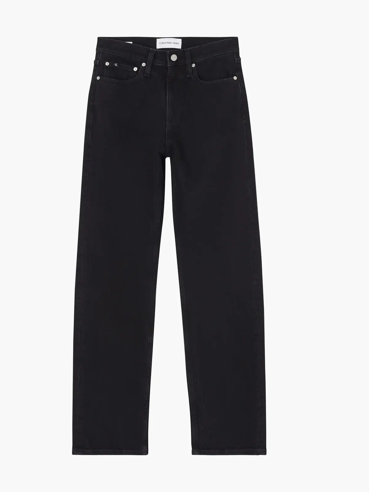 Calvin Klein HIGH RISE STRAIGHT Kadın Antrasit Kot Pantolon